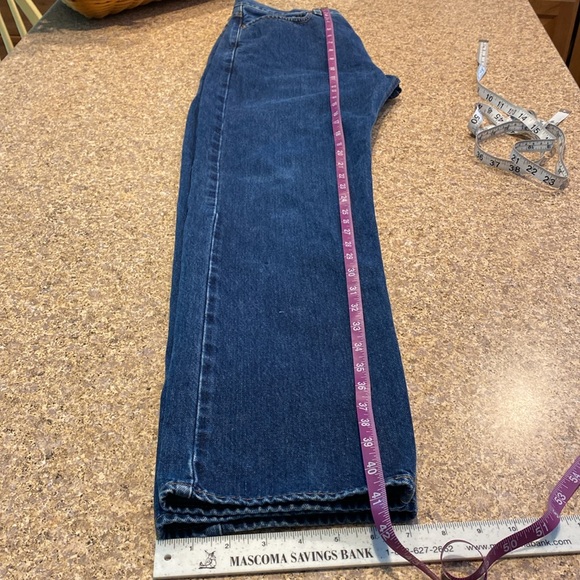 Gap Blue Button Fly Jeans Special Denim Straight Fit Tag Says W32 L30 - Picture 10 of 16